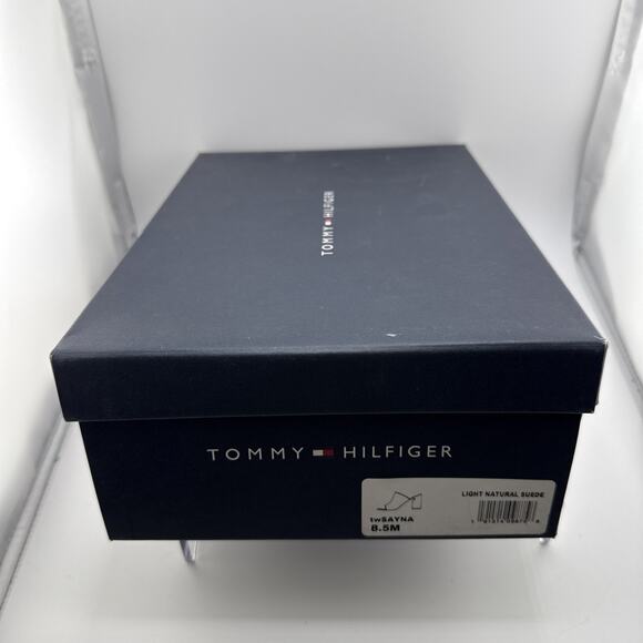 Tommy Hilfiger Women's Sayna Beige Slide Open Toe Dress Mules Sandals Sz 8.5 NWB - Picture 13 of 13